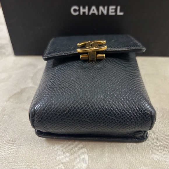 🆕 Chanel CC logo leather case 🥰 - Picture 6 of 11